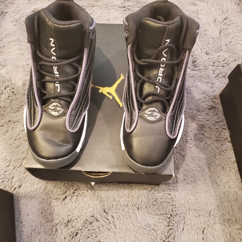 Kids block and white Jordan.